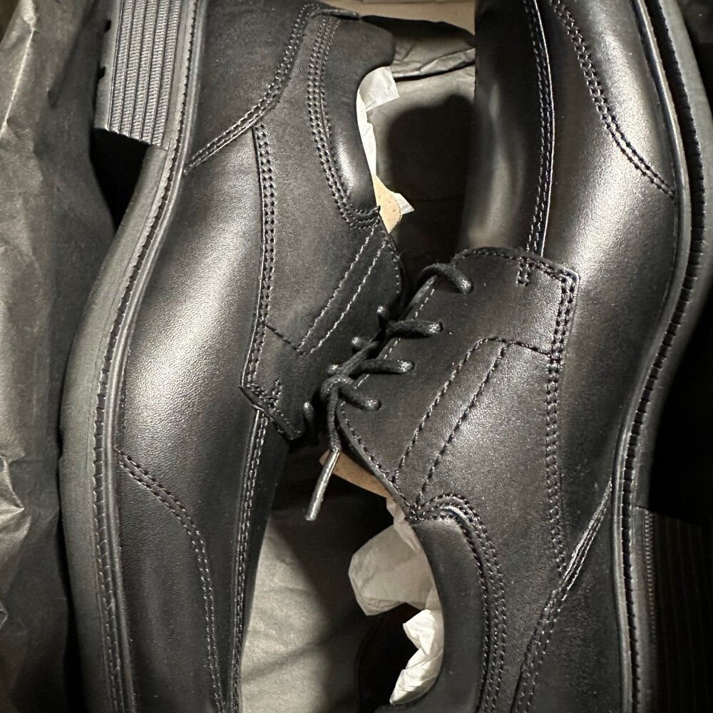 Rockport Leward Black Men's Shoes (K57536) (Size: 7.5)